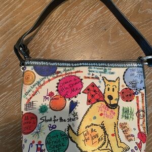 Brighton Multicolor Graphic Shoulder Bag